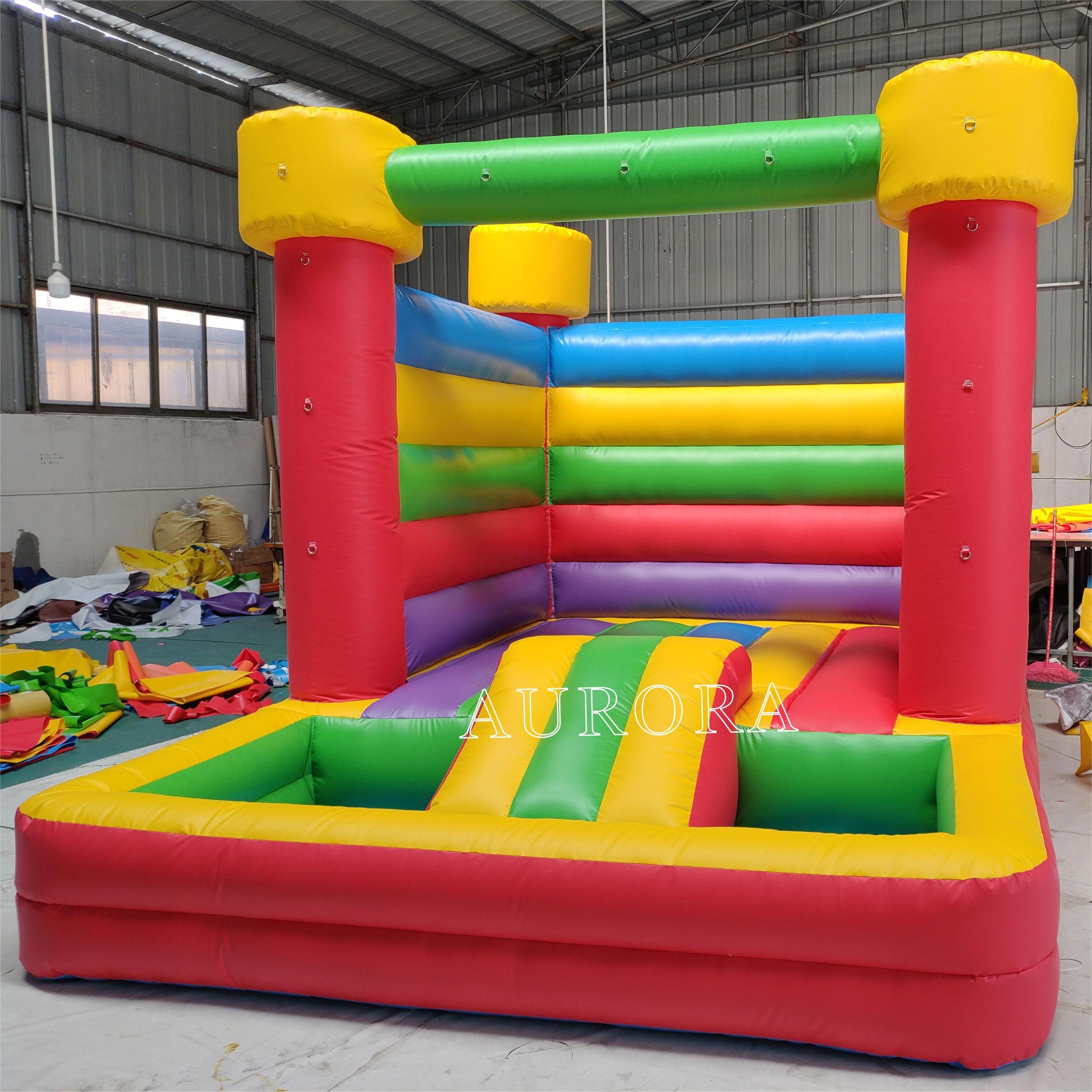 toddler soft play equipment colorful bounce house soft playground inflatable animals baby indoor roller coaster