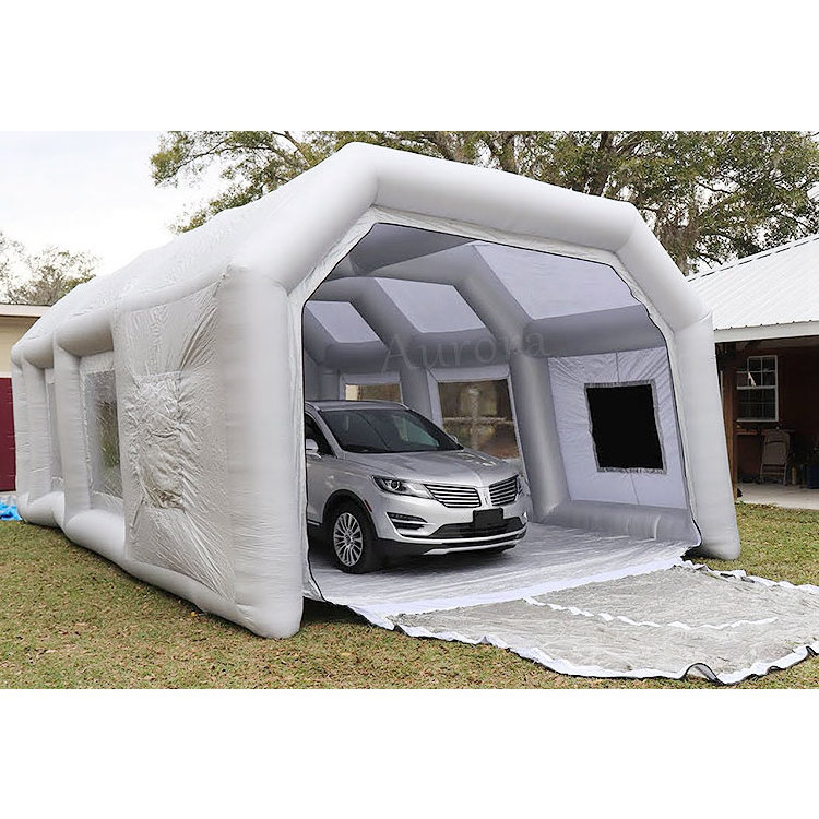 Wholesale Inflatable Car Painting Booth Mobile Inflatable Car Spray Booth Baking  Inflatable Car Garage Tent