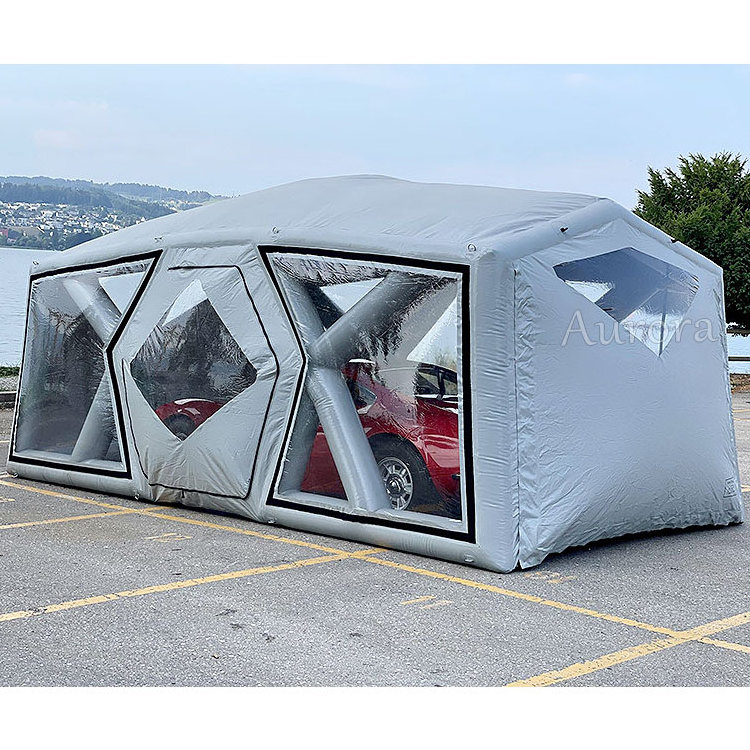 Outdoor pop up canopy covers garage car roof tent roofing sheet for car garage tents inflatable car garage tent