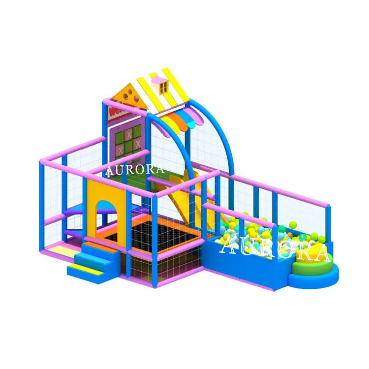 Bloques De Espuma Playground Portable Soft Play  Frame Groundsoft Play Set Indoor Soft Play White Roller Coaster For Softplay