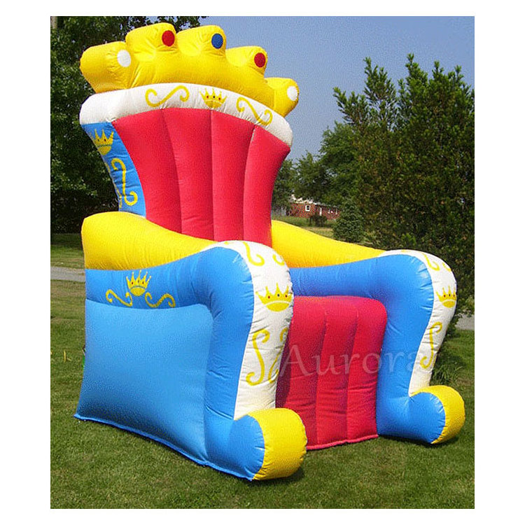 Popular inflatable sofa furniture custom outdoor inflatable king throne chair Inflatable Throne Chair