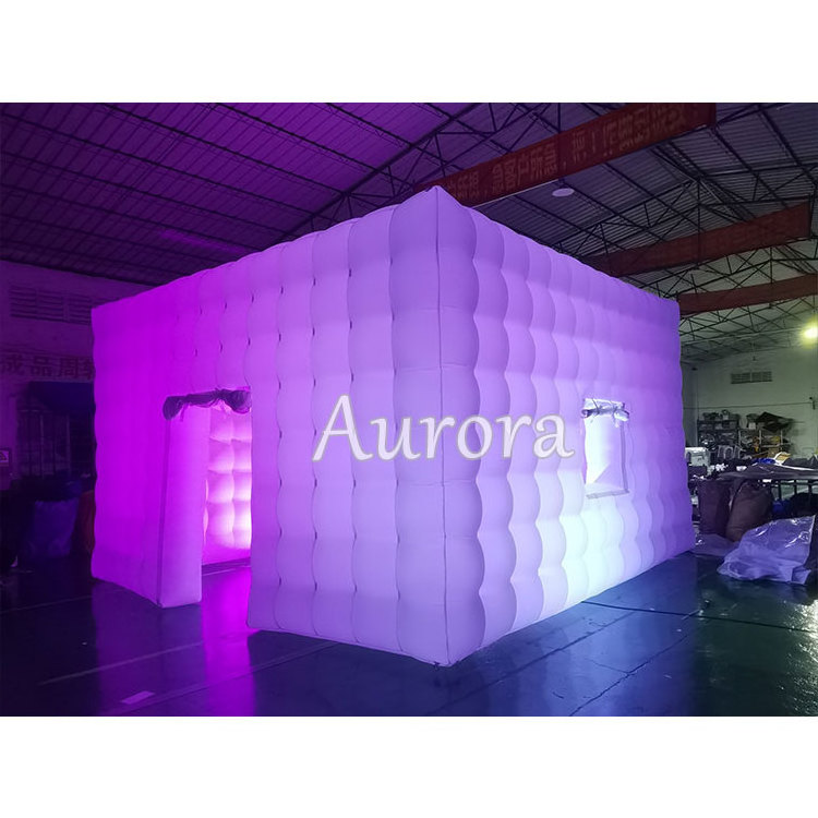 Commercial LED Inflatable Nightclub Tent Black Portable Blow Up Night Club,black inflatable party tent