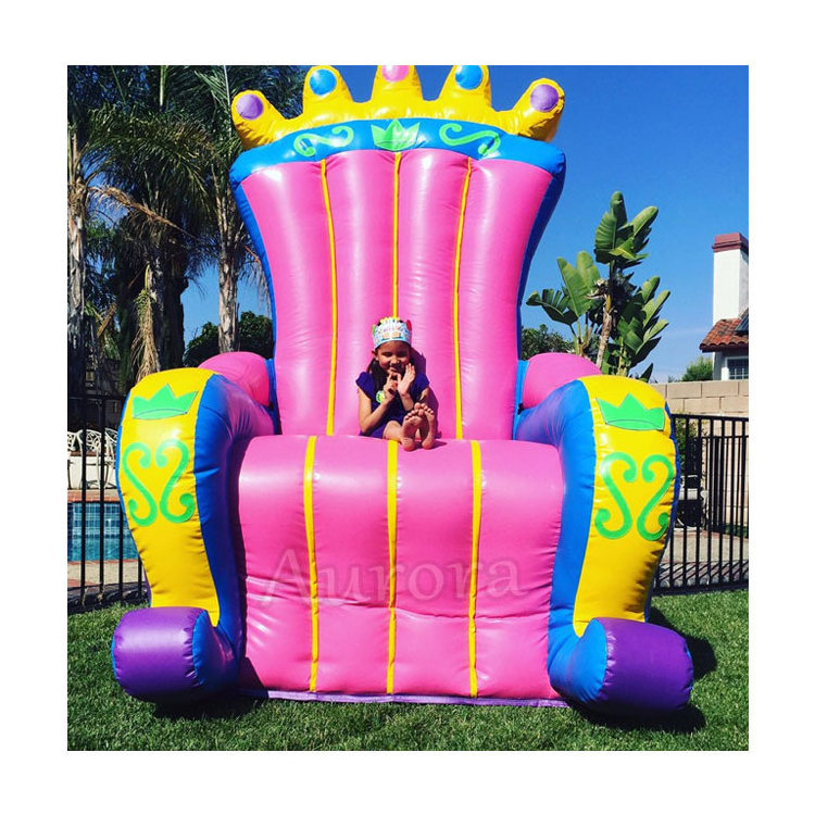 Popular inflatable sofa furniture custom outdoor inflatable king throne chair Inflatable Throne Chair