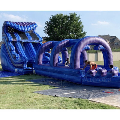 inflatable water slide adult and children inflatable water slide outdoor rock climbing wall slide and small splash pool