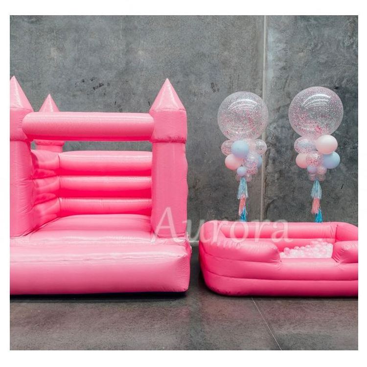 Wholesale factory price kids party  8 pool dinosaur soft play ball pit cleaning machine bouncy castle with slide and ball pit