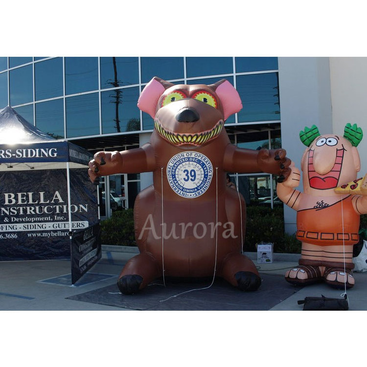 Commercial grade blow  up cartoon decor inflables de publicidad advertising inflatable animal cartoon characters