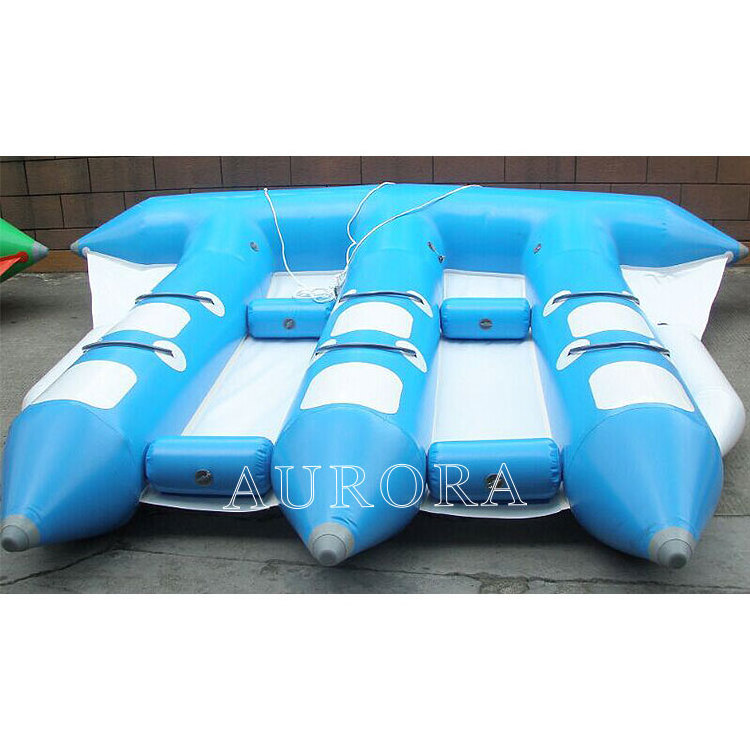 Kids hand boating  inflatable water sport game inflatable banana boat  Family Friendly Pedal Boat  for sale