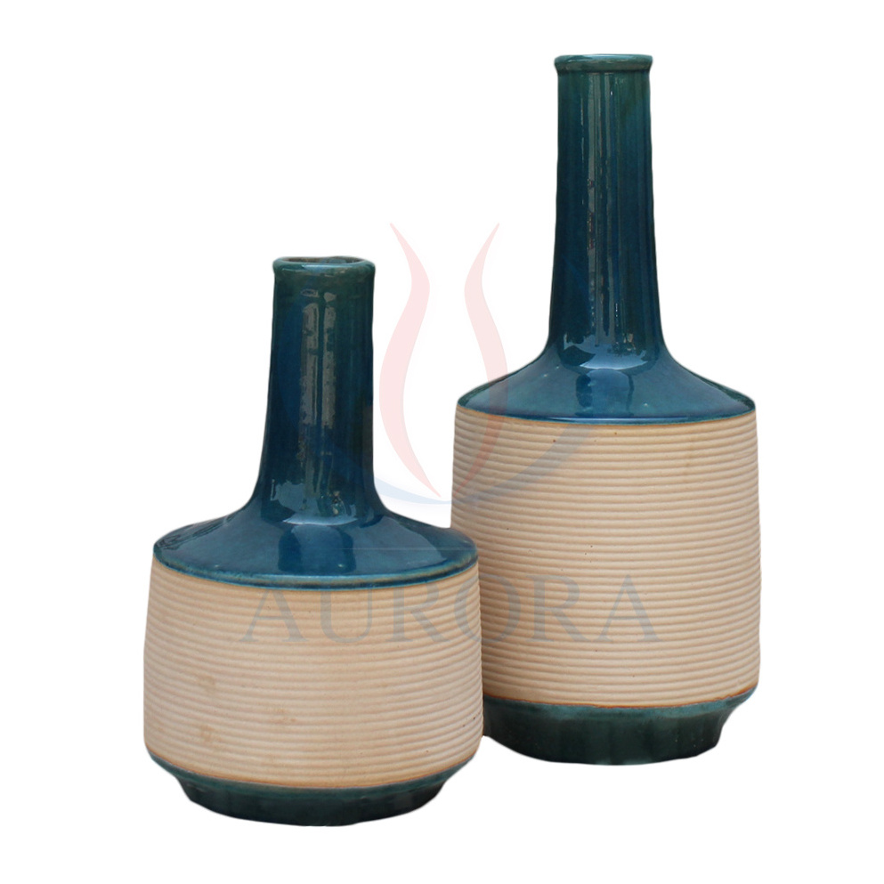 Hot Sales Environmental Vase For Flowers Ceramic Vietnam Ceramic Planters Private Label Packaging Available