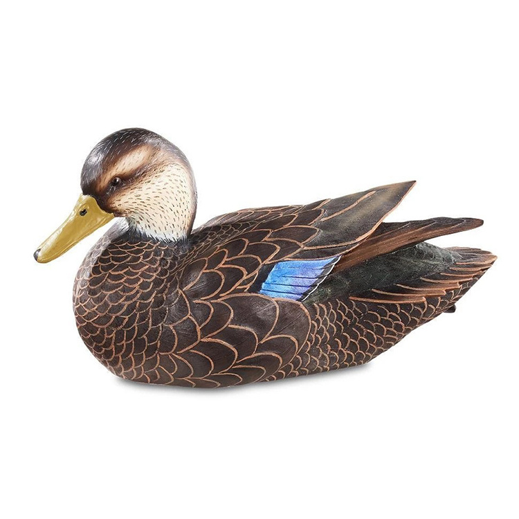 High quality garden ornament resin decoy hand painting hunting decoy ducks for collectable