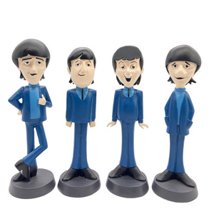 High Quality Classic Nostalgic Figure Resin The Old Beatle Sculpture Series Resin Music Figurine Home Decor