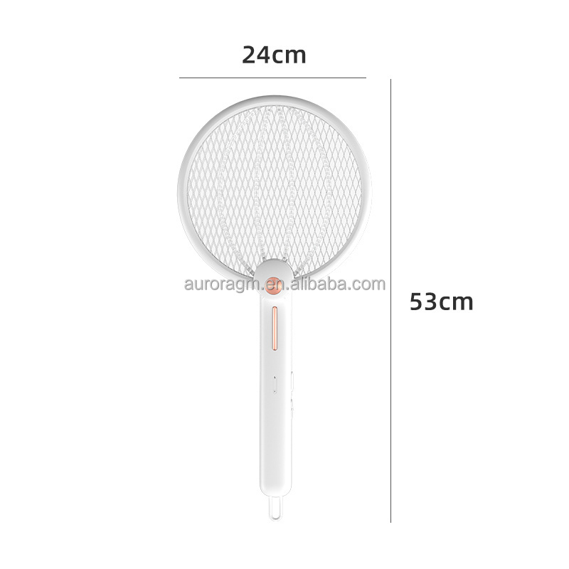 USB Rechargeable 2500mah Lithium Battery Mosquito Killer Bat Electric Mosquito Swatter Electric Bug Insect Killer Racket