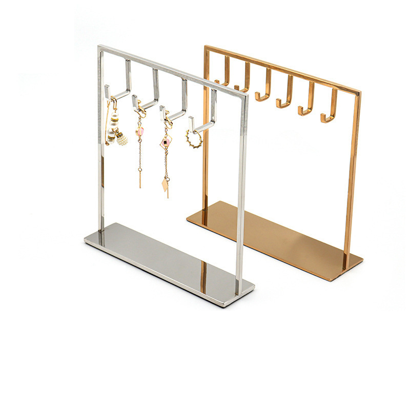 Custom metal key chain ornament desktop display rack card gift rack