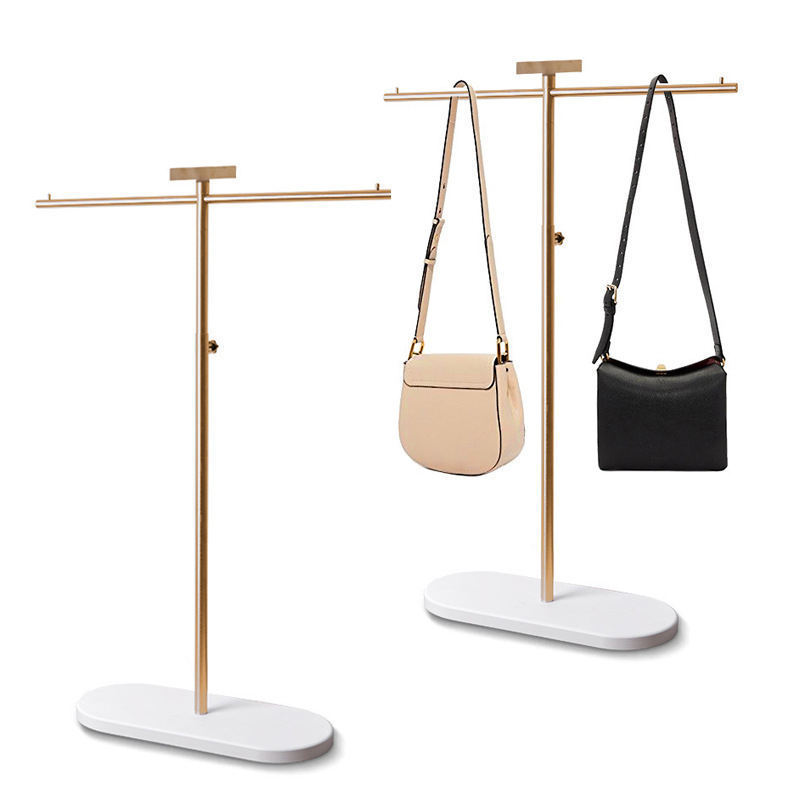 Height adjustable backpack display stand for retail market