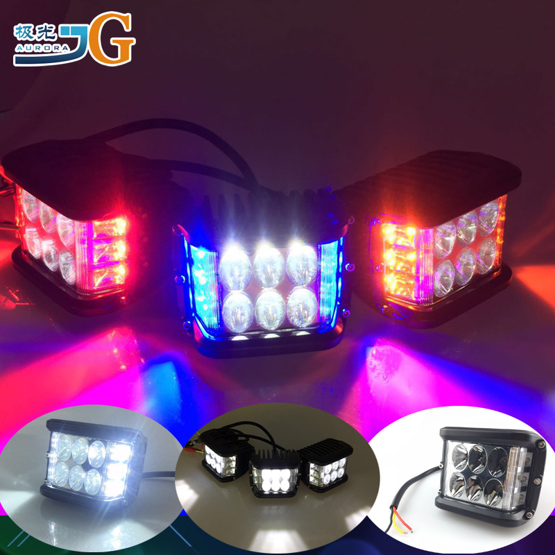 15W 18W 20W 27W 36W 45W 48W 51W 60W 96W New Intensity Driving Track Car Lamp 24 Volt LED Strobe Work Light side shooter