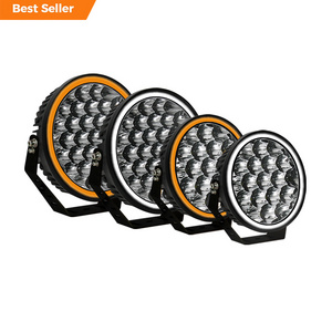 7 inch LED Driving Light 9inch Work Lighting Offroad 24V Waterproof Amber DRL Beam Cars Vehicles Tractors