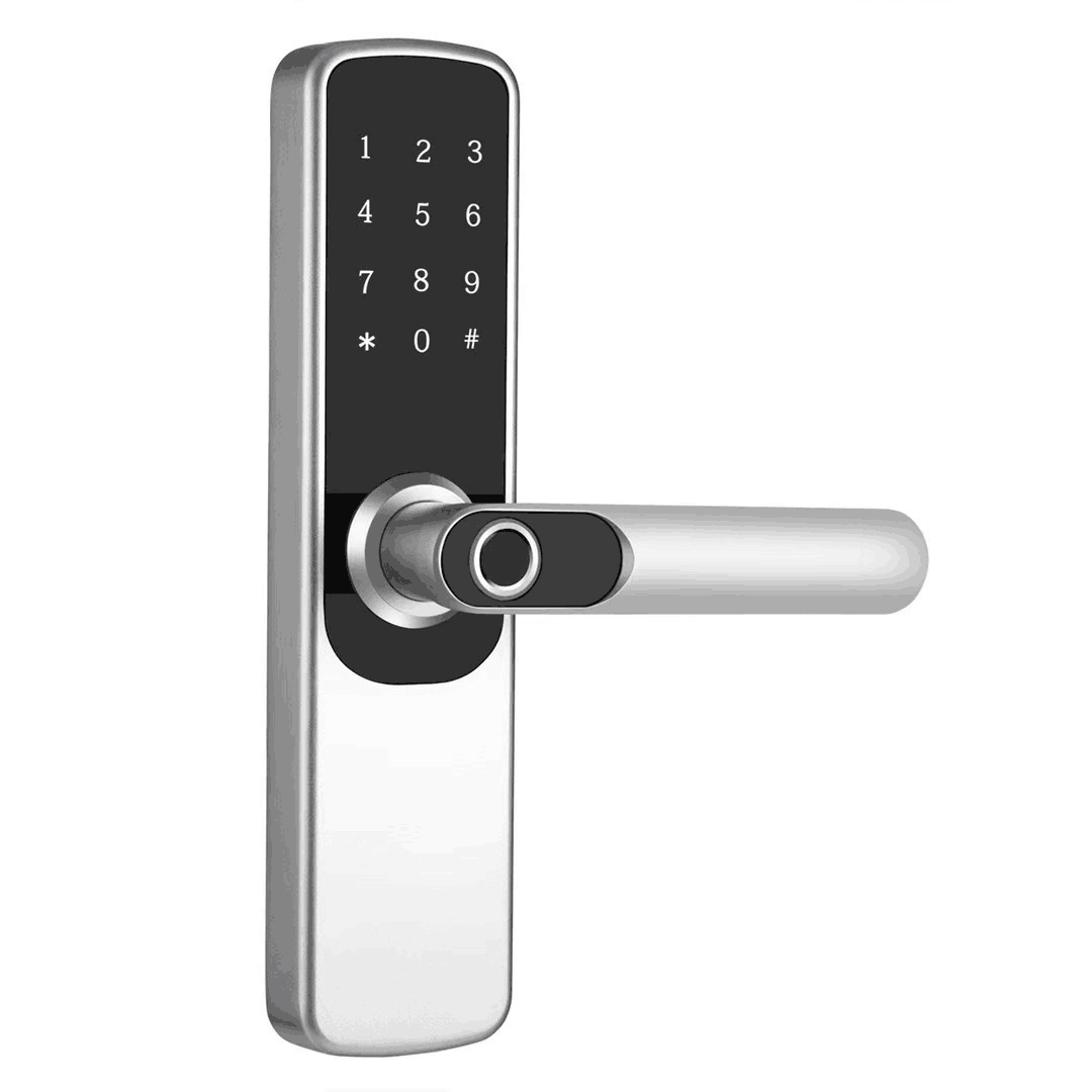 Goking wholesale oem security password electronic fingerprint gate smart digital door lock keyless with camera outdoor