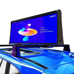 Flexible Led Panel Car 3G 4G Wifi Taxi Roof Led Display/Led Screen Car Advertising/Digital Taxi Top Advertising Sign Car Led Rgb