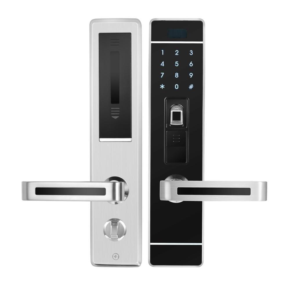 Zigbee Smart fingerprint Door Lock Card Password password key  App lock