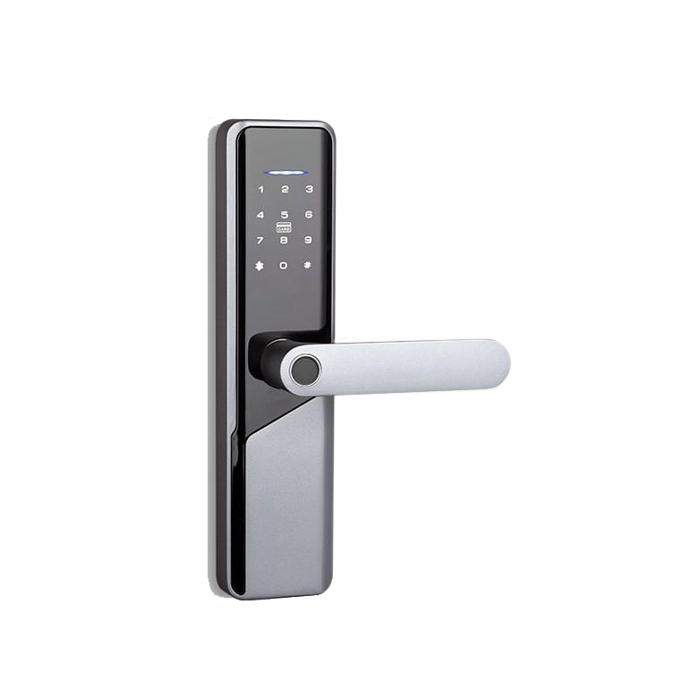 Tuya Door Lock With Camera China Intelligent Deadbolt Keyless Entry Password Key Card Smart Door Lock Home With Handle Factory