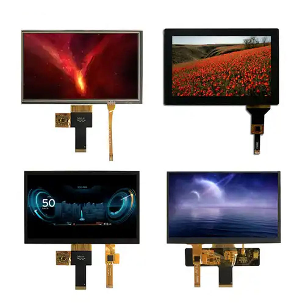 OEM LCD module wholesale factory Factory Customized Size 7 segment monochrome touch lcd display TN HTN FSTN Black VA