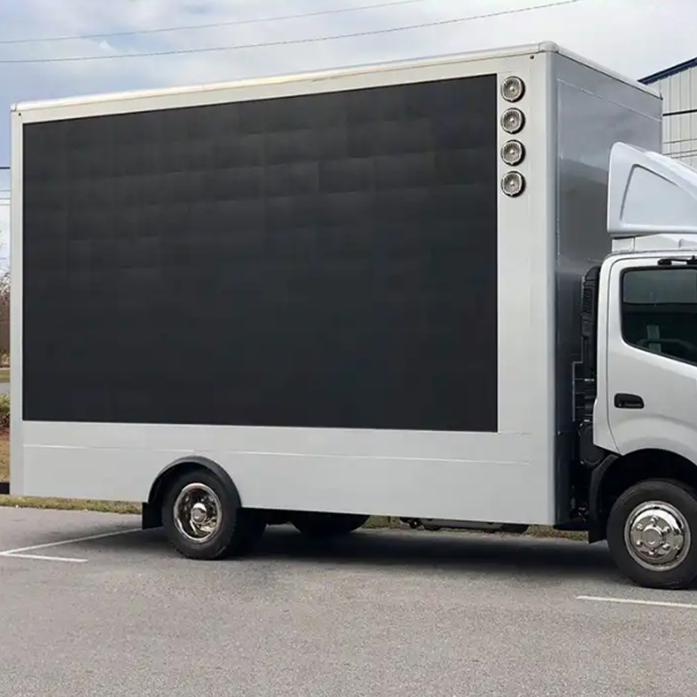 New inventions mobile new sign led panel truck for advertisement rgb panel