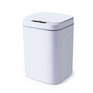 Smart Induction Trash Can USB Charging 14L Sensor Dustbin Automatic Rubbish Can Home Waterproof Dustbin Bathroom Garbage Bucket