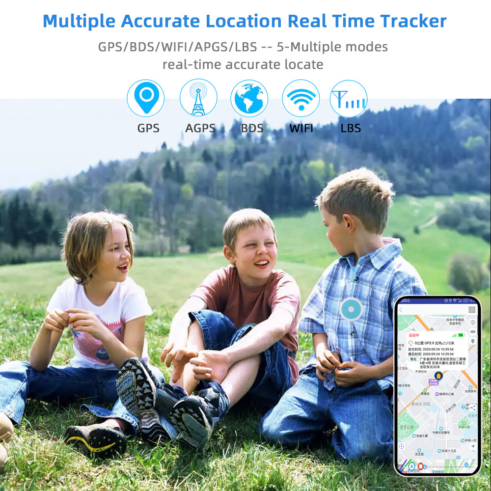 2G/4G Human personal GPS tracker for elderly portable hidden gps tracking device for kids/elderly