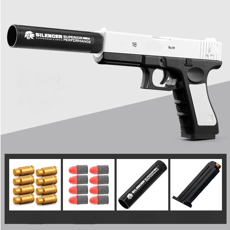 2023  hot selling toy guns soft bullet wholesale golden plastic toy pistol supplier shipping forwarder for guns