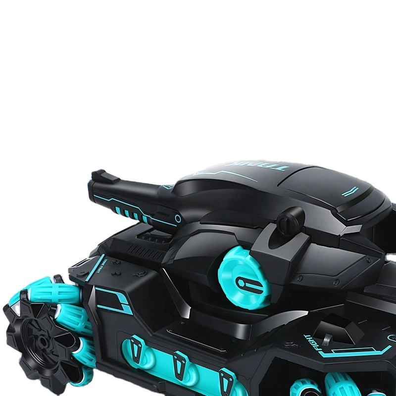 RC Tank Stunt cars Drift Kids toys water bomb shooting Tracked Wheels 2.4GHZ Electric Remote Control 4WD 360-degree Rotating car