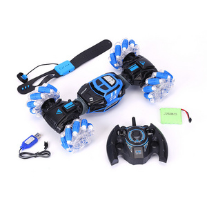 OEM High Speed Electric Cars Large Size  Electric LED Hand Control Gesture Sensing Radio Control Toy Stunt RC Car