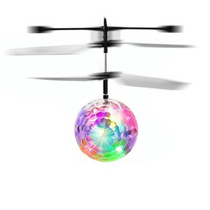 Infrared Inductive Floating Led Crystal Magic Rc Flying Ball Helicopter Toy Electric Plastic Window Box Transparent Zino CN;GUA