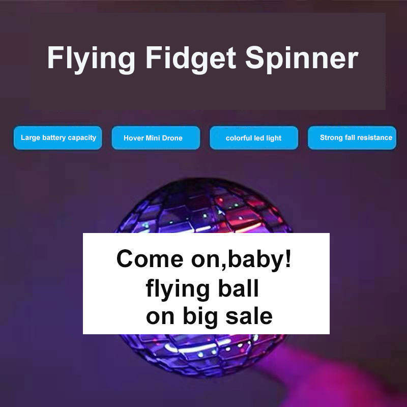 Hot 2024 hot Fly Nova Pro Magic 360 Rotating Hover Mini Drone Led Flying Orb Ball Toy Flying Spinner Boomerang Ball