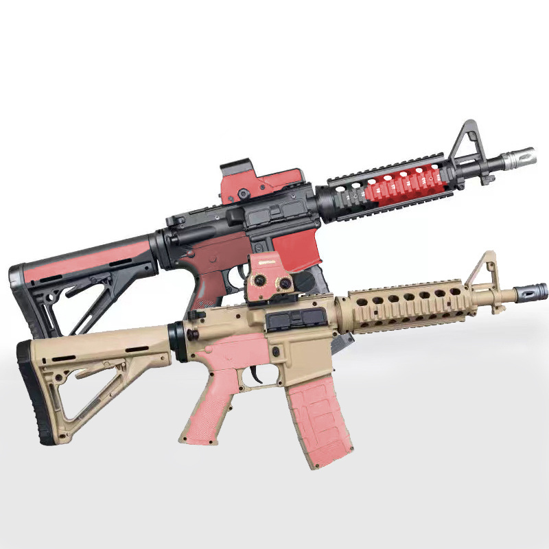 2023 hot sell nylon M4A1 assault rifle metal gear Electric With Water Beads gel bullet fighting game toy gun Outdoor