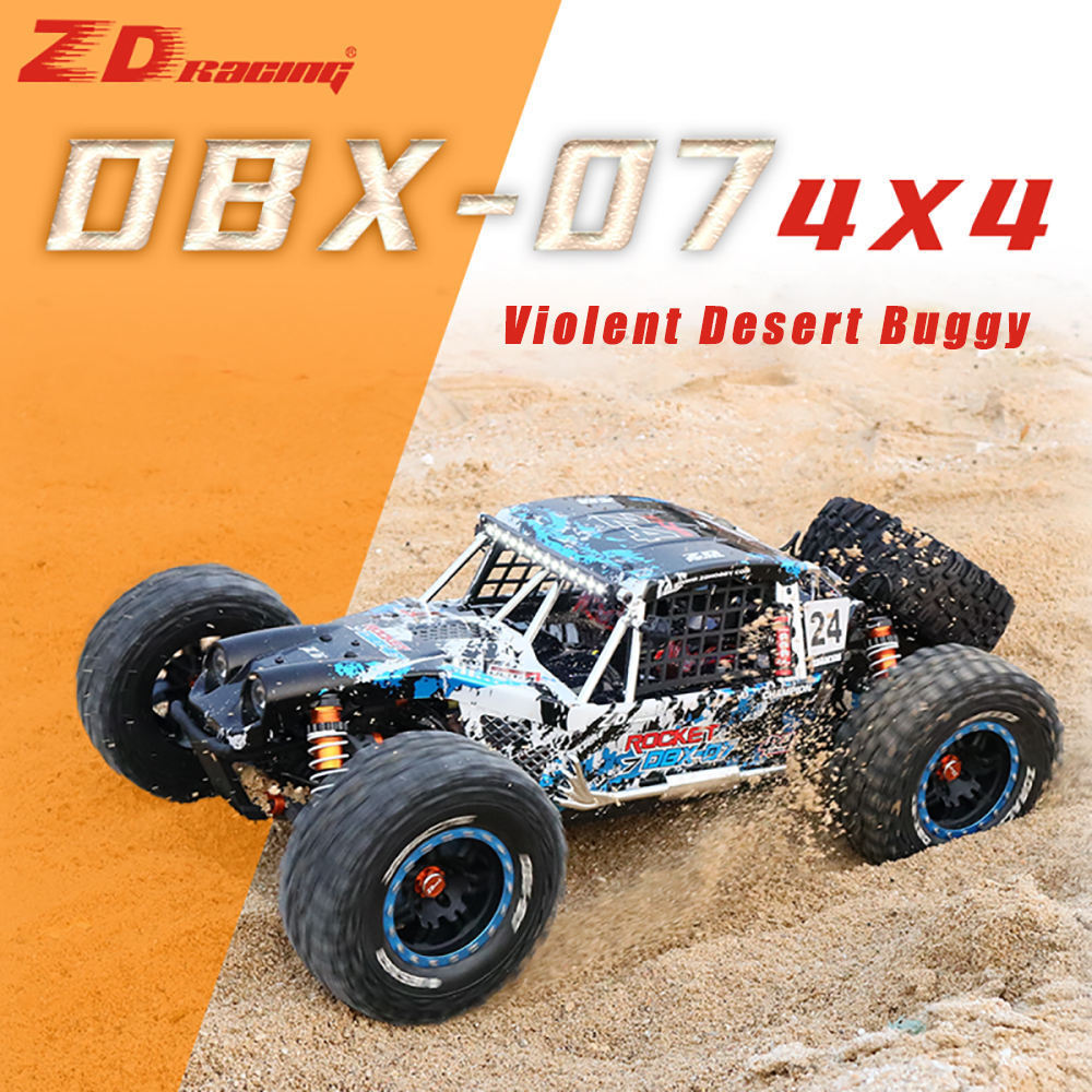 2023 RACING DBX-07 Car 1/7 80km/h Power Desert Truck 4WD Off-road RC Buggy Car 6S Brushless RC Remote Control Car Vehicle