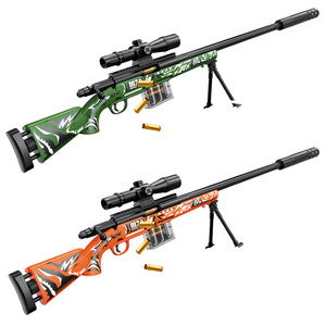 2023 New Arrival Manual Ejection Soft Bullet Electric M24 Sniper rifle With Safely Air Soft Toy Gun For Outdoors Shooting Game