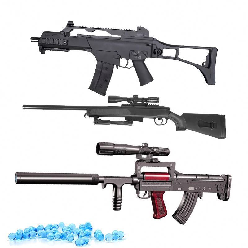 Uzi Ball Pistol P90 Electric Gel Bal Blaster Sniper Toys Gun Jell Mp5 Pistol M416 Pro Mp7 Gel Blaster