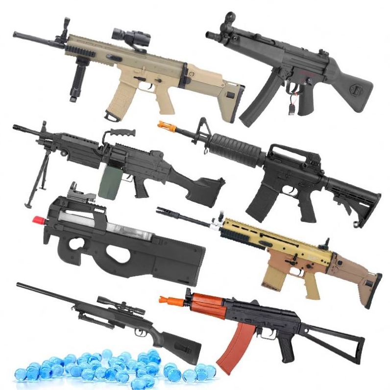 Airsoft Pistola Akm 47 Gel Blaster Balas Automatic De Toy Glow Goma Hidrogel Strap Tactical Accessories Gun Akm