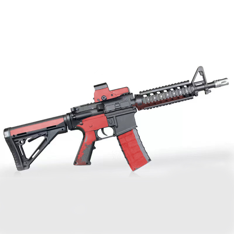 2023 hot sell nylon M4A1 assault rifle metal gear Electric With Water Beads gel bullet fighting game toy gun Outdoor