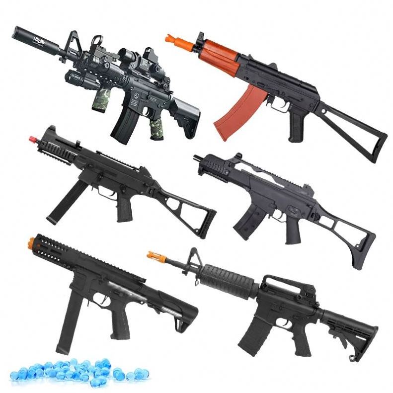 Airsoft Pistola Akm 47 Gel Blaster Balas Automatic De Toy Glow Goma Hidrogel Strap Tactical Accessories Gun Akm