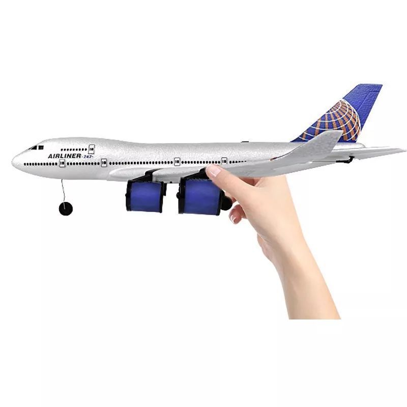 2023 Newest 3 Ch Rc Airplane A380 Boeing 747 Mode Rc Plane Easy To Fly Stunt Roll 2.4ghz Remote Control Glider