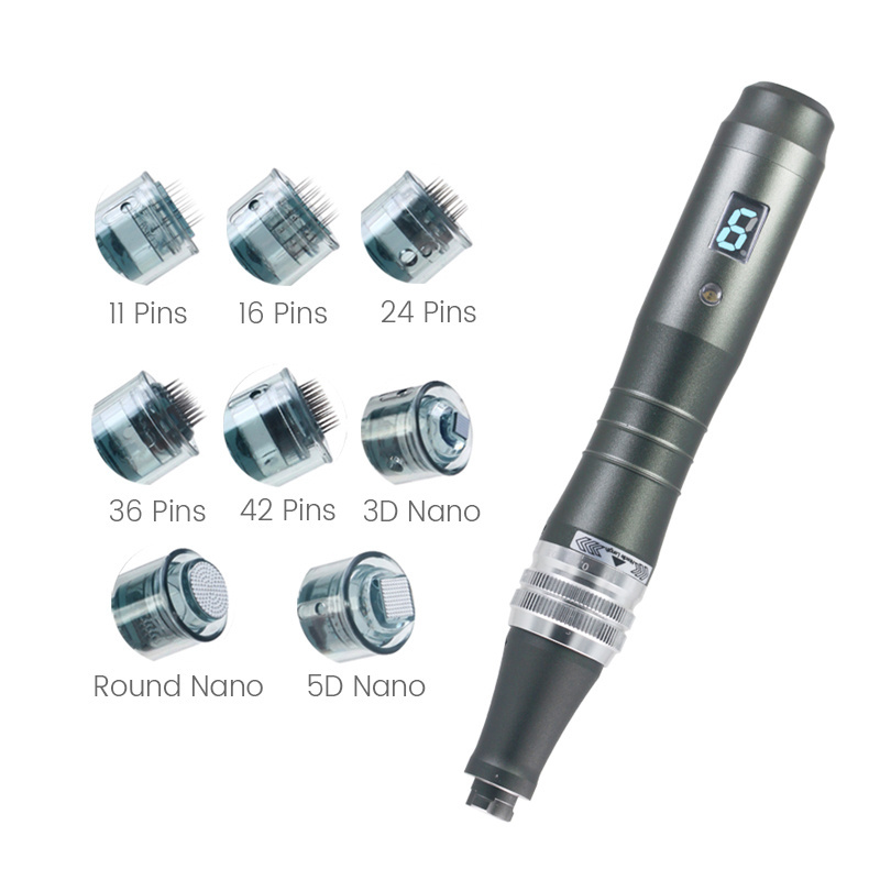 2023 dr pen professional micro needle cartridge m8 electric microneedling instrument nano agujas