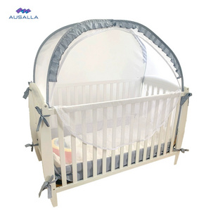 Wholesale Baby Crib Net Tents Pop Up Climbing Protect Anti Insect Canopy Baby Mosquito Net