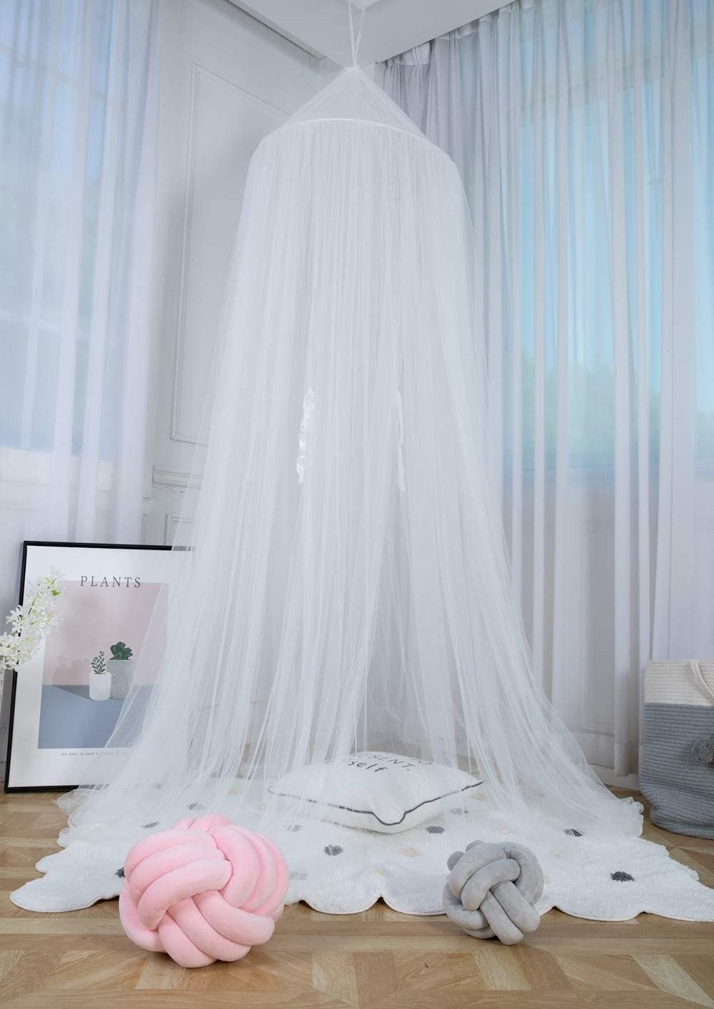 Princess Hanging Curtains Bed Canopy Girls Favourite Mosquito Canopy Bed Net