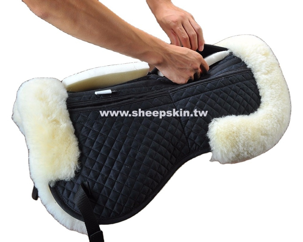 Sheepskin Horse Saddle Half Pad