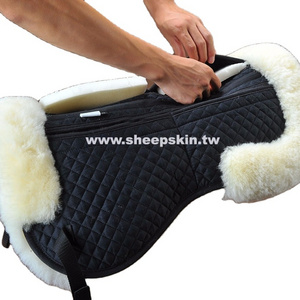 Sheepskin Horse Saddle Half Pad