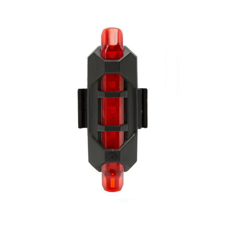 USB Rechargeable Bicycle Light LED Bike Tail Warning Light Head Back Bike Flashing Rear Safety Lamp Blue