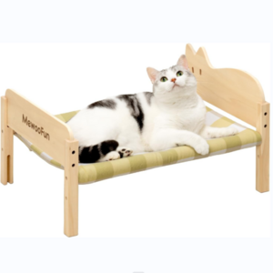 Cat Bed Hammock Elevated Pet Bed for Indoor Cats or Puppy Floor Standing Dog Bed Pet Resting Hammock Cat Furniture