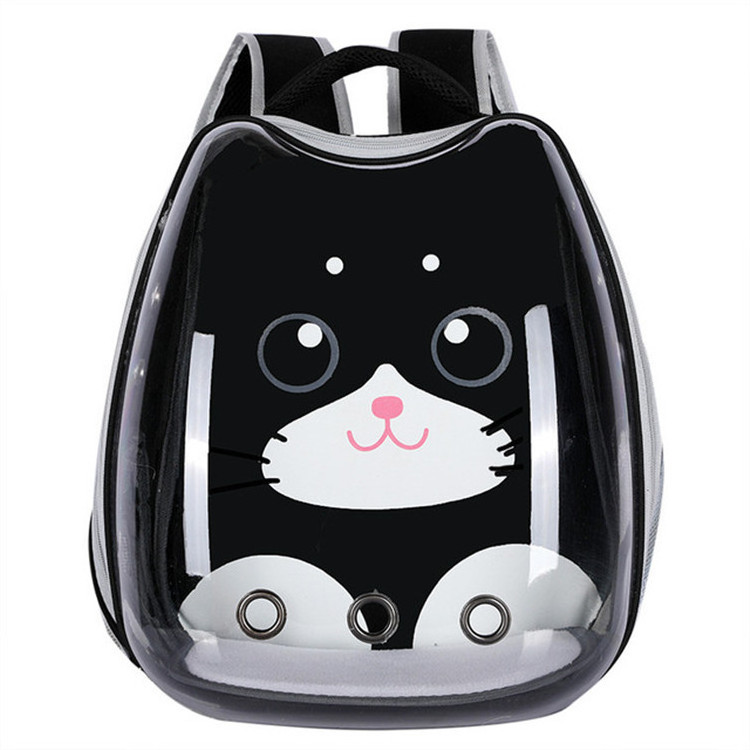 Pet Backpack Carrier with Harness Backpack with Bubble Clear Front for Cats Small Dogs Pet Carrier for Traveling