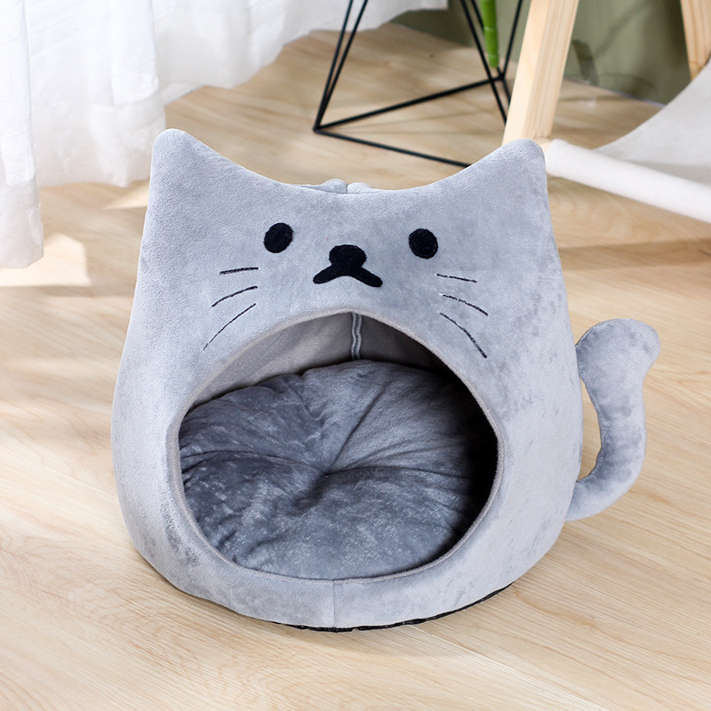 Warm closed thick autumn and winter winter cat yurt baby cat house