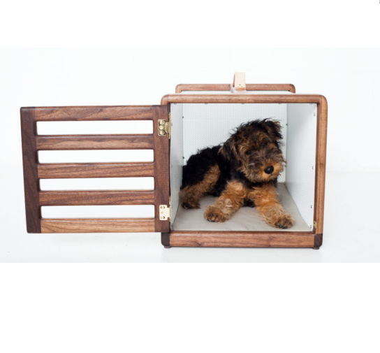 Modern dog crate a dual use lightweight dog den and dog carrier